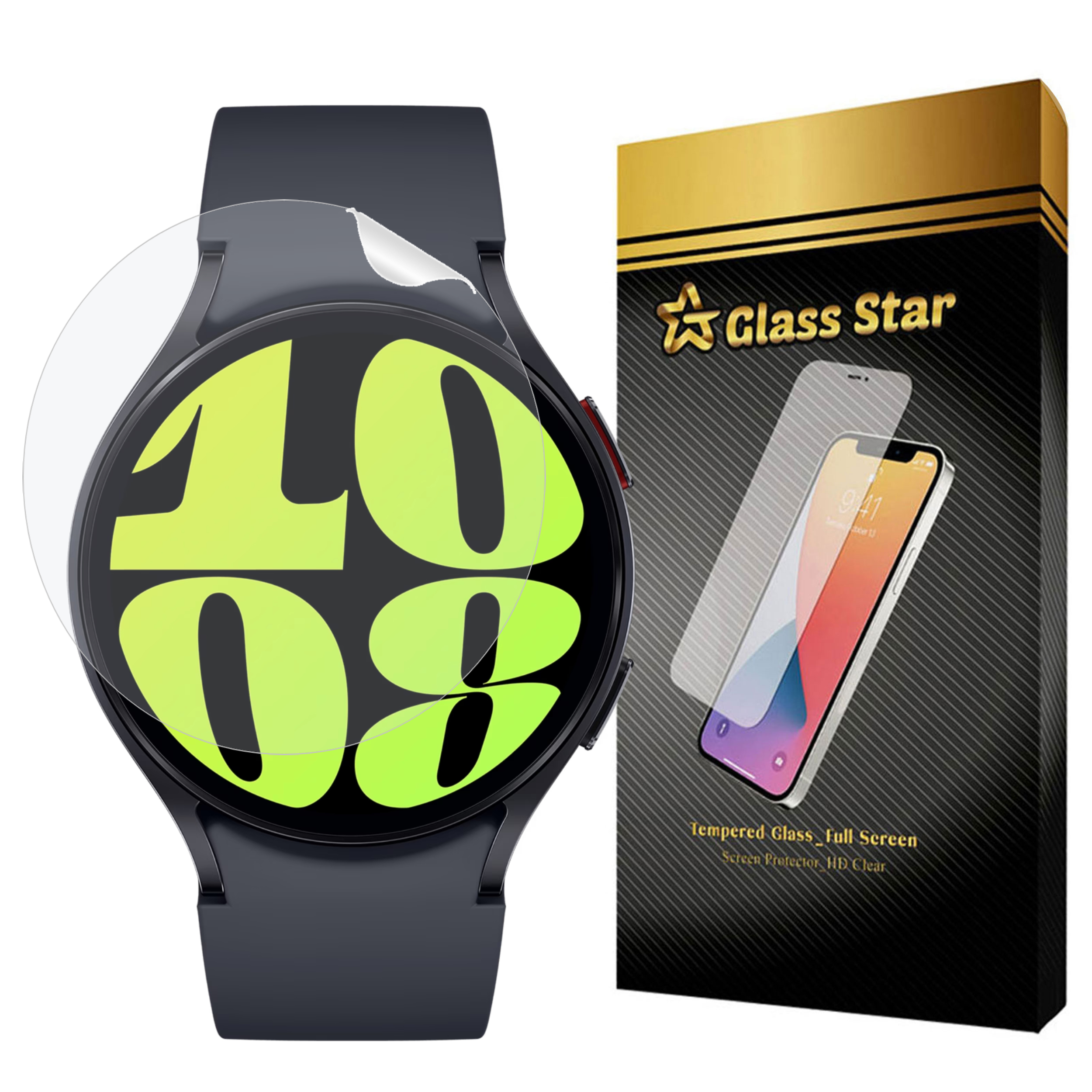 محافظ صفحه نمایش نانو گلس استار مدل MTBWS مناسب برای ساعت هوشمند سامسونگ Galaxy Watch 6 40 mm