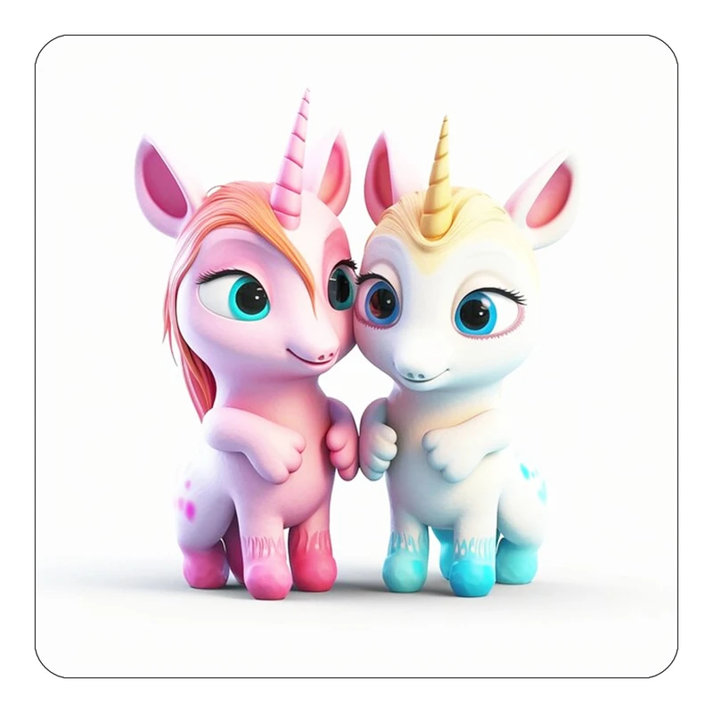 مگنت کاکتی طرح اسب تک شاخ و یونیکورن مدل mp32492