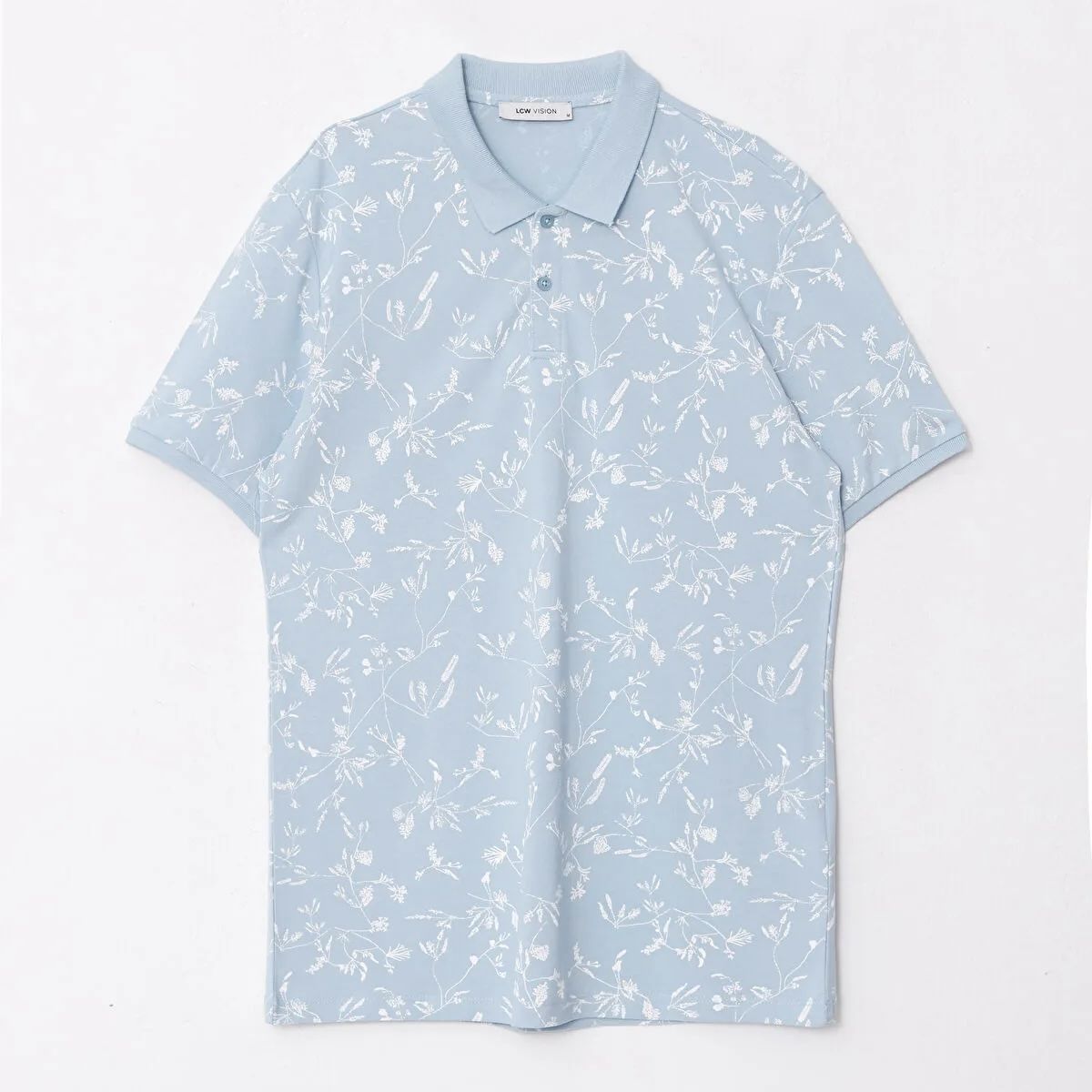 پولوشرت آستین کوتاه یقه برگردان مردانه ال سی وایکیکی مدل Hawaii-pamuk - - 3