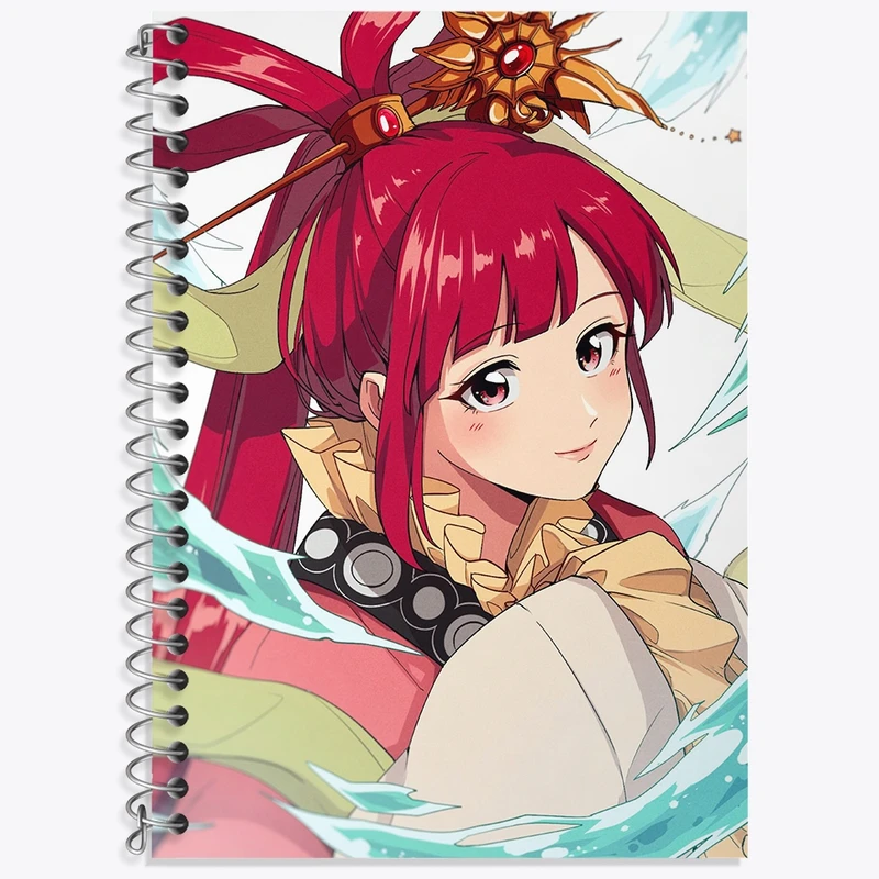 دفتر زبان 50 برگ خندالو مدل دو خط طرح کوگیوکو انیمه ماگی هزارتوی سحر و جادو کد 36034