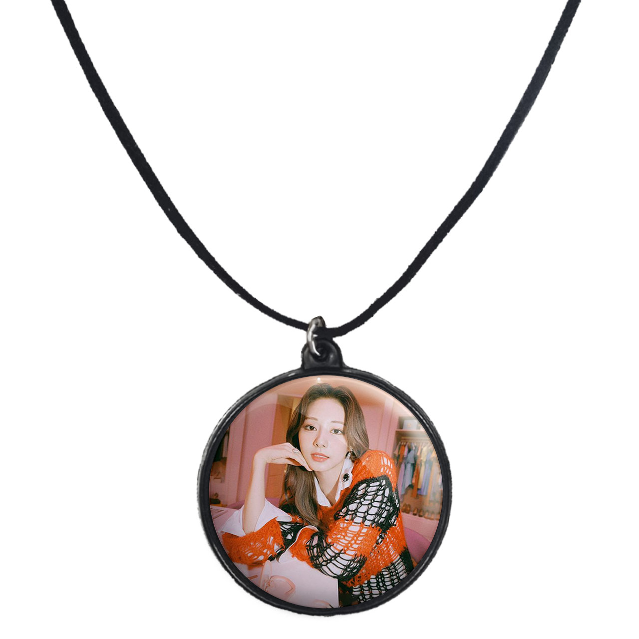 گردنبند پرمانه طرح تو ایس کد pmb.19611 مدل دو طرفه