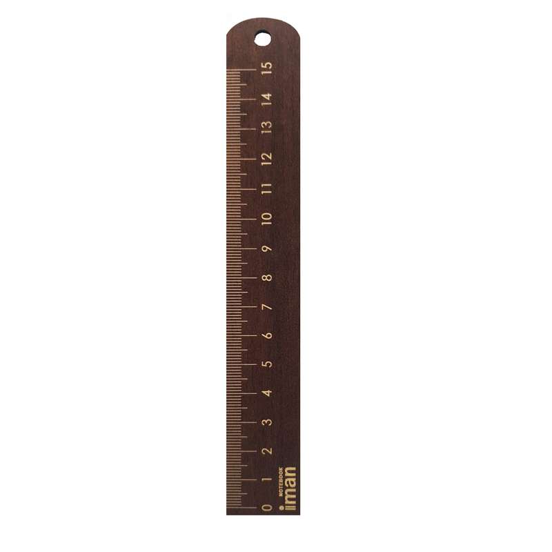 خط کش 15سانتی متری ایمان کد 1018