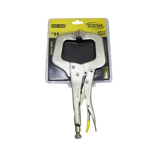 انبر قفلی ورق گیر نیدر مدل سی شکل کد SMT-11INCH-1502 سایز 11 اینچ