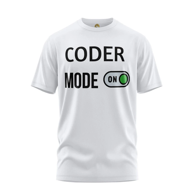 تی شرت آستین کوتاه مردانه هومرو مدل TW407 طرح برنامه نویسی