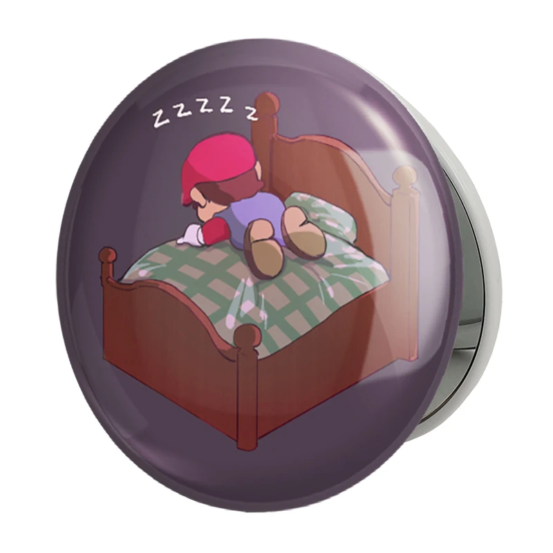 آینه جیبی خندالو طرح (Mario) بازی سوپر ماریو مدل تاشو کد 31523