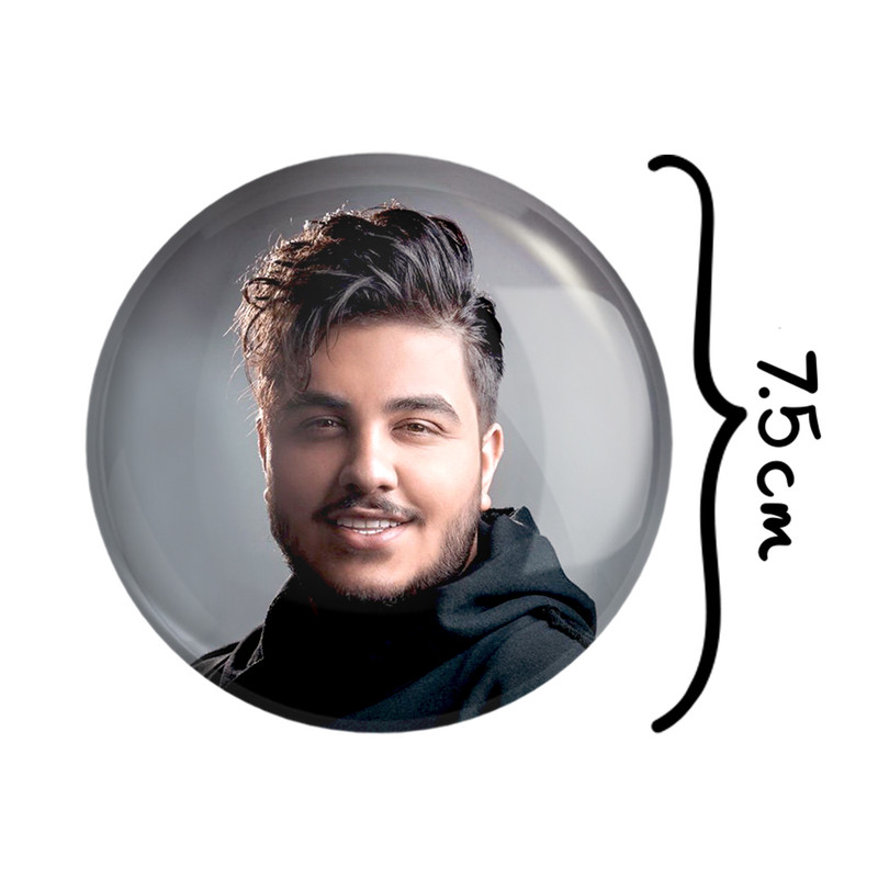 آینه جیبی خندالو طرح آرون افشار مدل تاشو کد 4012