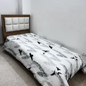 روکش لحاف مایکروفایبر ناتوسا مدل پرواز یک نفره سایز 220x160 سانتی‌متر