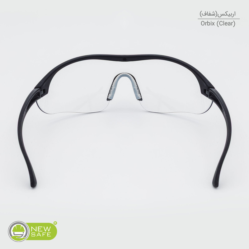 عینک ایمنی نیوسیف مدل ضدبخار و ضدخش کد Orbix 