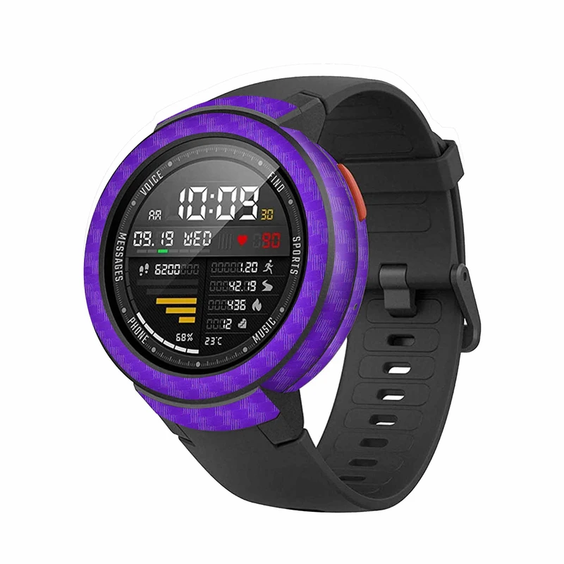  برچسب ماهوت طرح Purple-Fiber مناسب برای ساعت هوشمند شیائومی Amazfit Verge