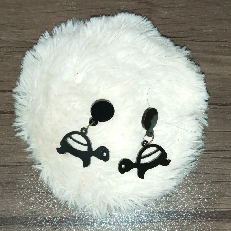 گوشواره دخترانه مدل لاک پشت