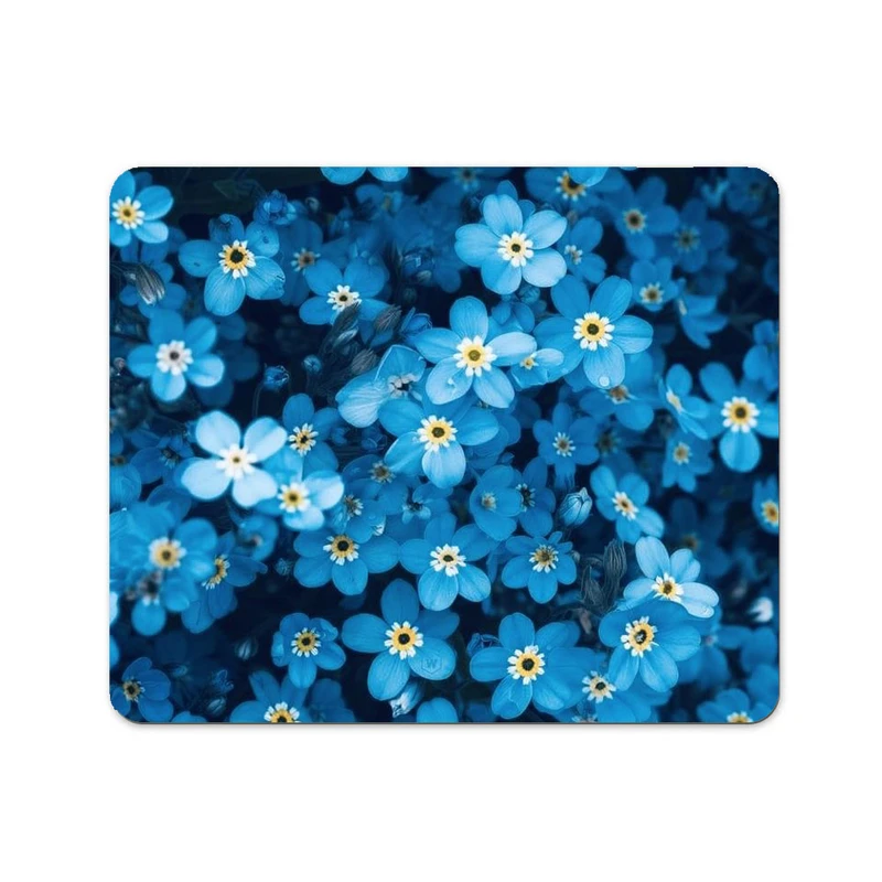 ماوس پد پاد آفرین مدل گلهای زیبای رنگی کد 195 سایز 24*19 سانتی متر