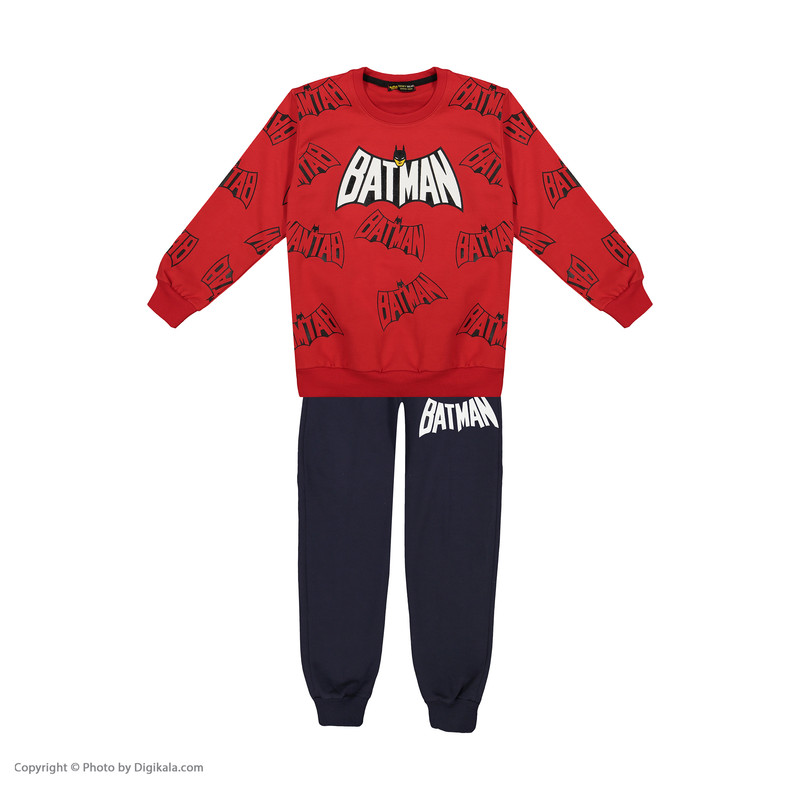 ست سویشرت و شلوار پسرانه خرس کوچولو مدل 2011173-72