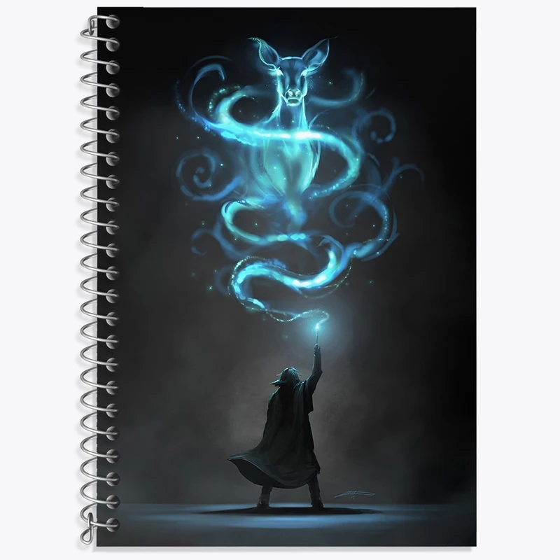 دفتر زبان 50 برگ خندالو مدل دو خط طرح هری پاتر (Harry Potter) کد N2442