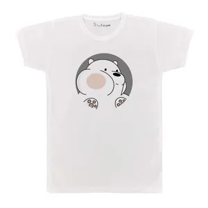 تی شرت بچگانه پرمانه طرح خرس های کله فندقی کد pmt.5575