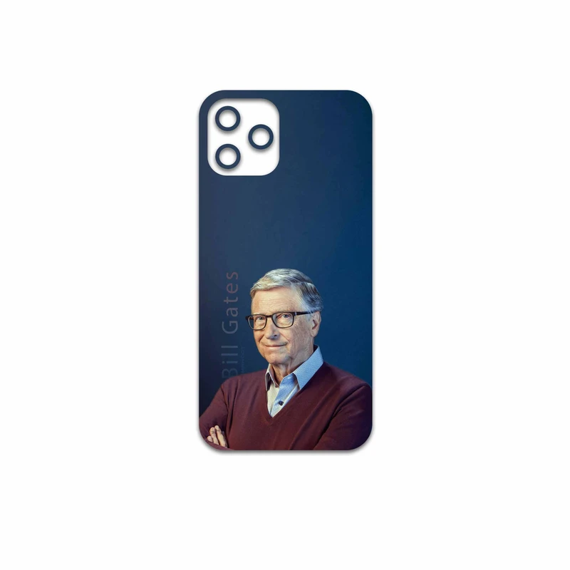 برچسب پوششی ماهوت مدل Bill-Gates مناسب برای گوشی موبایل اپل iPhone 12 Pro