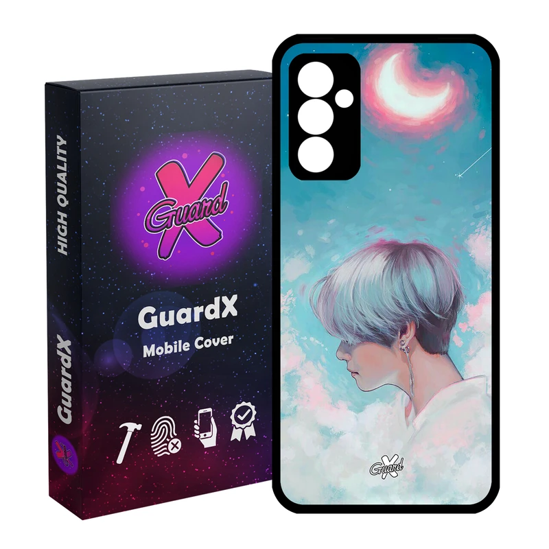 کاور گارد ایکس طرح دختر مدل Glass10364 مناسب برای گوشی موبایل سامسونگ Galaxy A54 / A54 5G