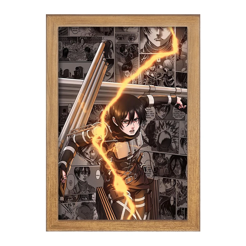 تابلو خندالو مدل میکاسا آکرمن انیمه اتک آن تایتان Attack on Titan  کد 11003