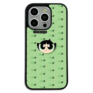 AKAM AMCWA15PRO-POWER PUFF GIRLS9  Cover For Apple iPhone 15 Pro