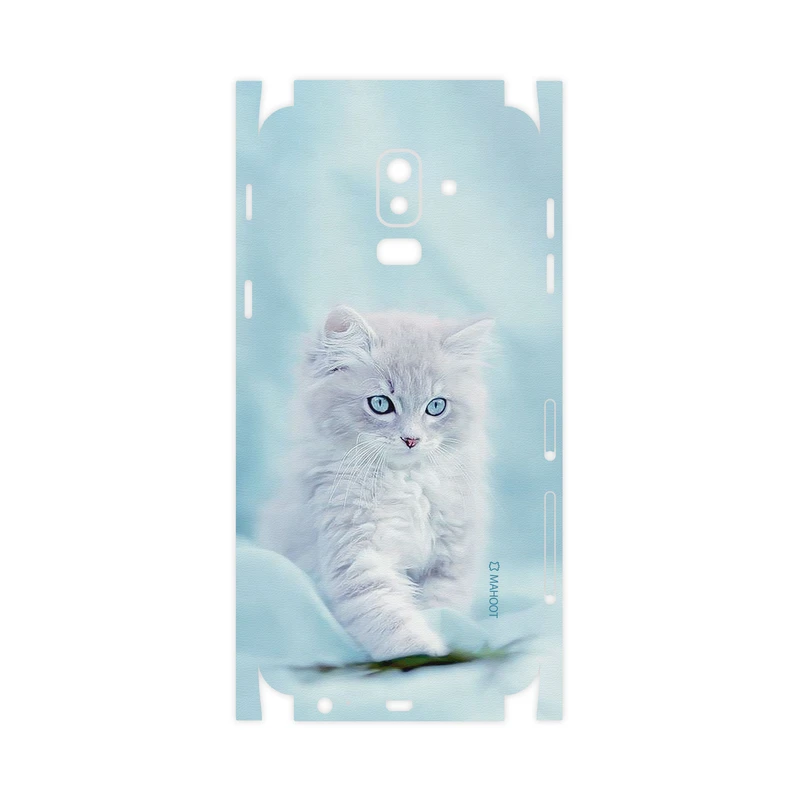 برچسب پوششی ماهوت مدل Cat-1-FullSkin مناسب برای گوشی موبایل سامسونگ Galaxy J8