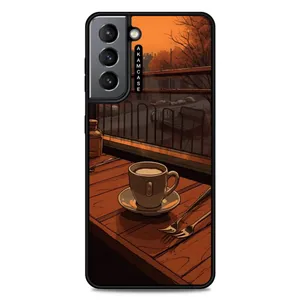 AKAM AMC-WSGS21-COFFEE-11 Cover For Samsung Galaxy S21