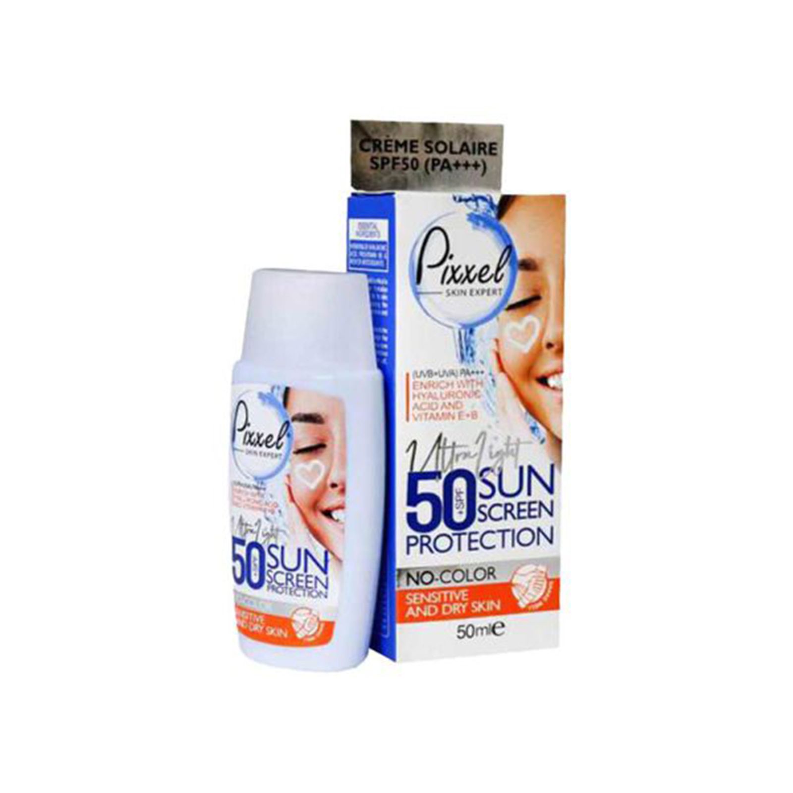 کرم ضدآفتاب بی‌رنگ پیکسل SPF50 مدل Sensitive، مناسب پوست‌های خشک و حساس، حجم 50 میلی‌لیتر -  - 11