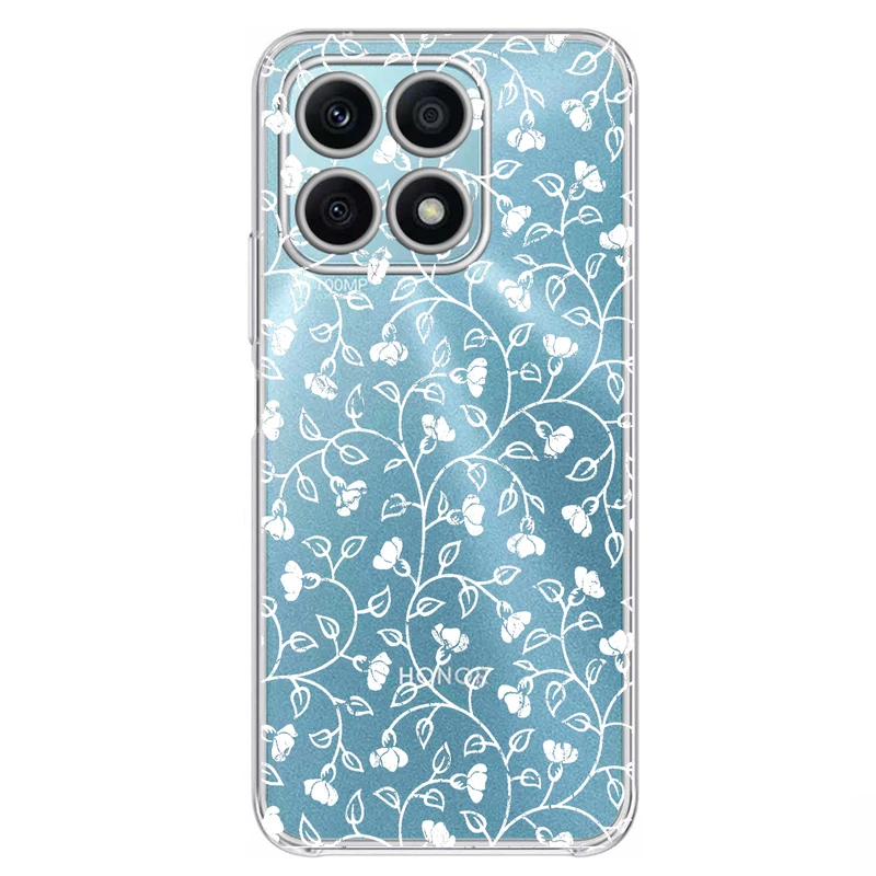 کاور مگافون طرح گل مدل C42-W مناسب برای گوشی موبایل آنر X8A