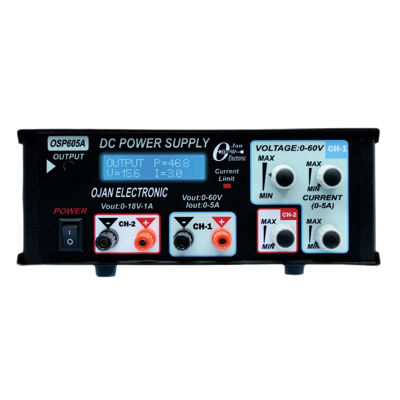 منبع تغذیه الکتریکی 60 ولت 5آمپر اوژن الکترونیک مدل OSP-605A