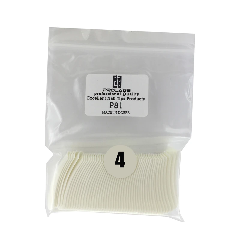 تیپ کاشت ناخن پرولایز شماره p81 - 4 بسته 50 عددی
