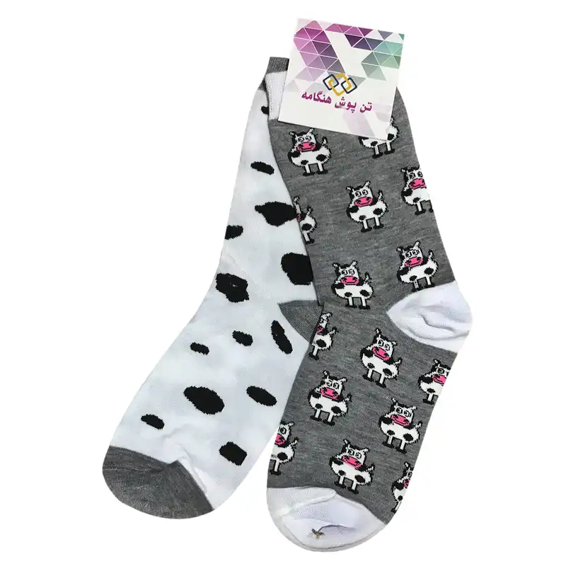 جوراب بچگانه تن پوش هنگامه مدل گاو کد 02