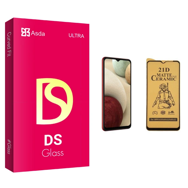 محافظ صفحه نمایش سرامیکی آسدا مدل DS مناسب برای گوشی موبایل سامسونگ Galaxy A12
