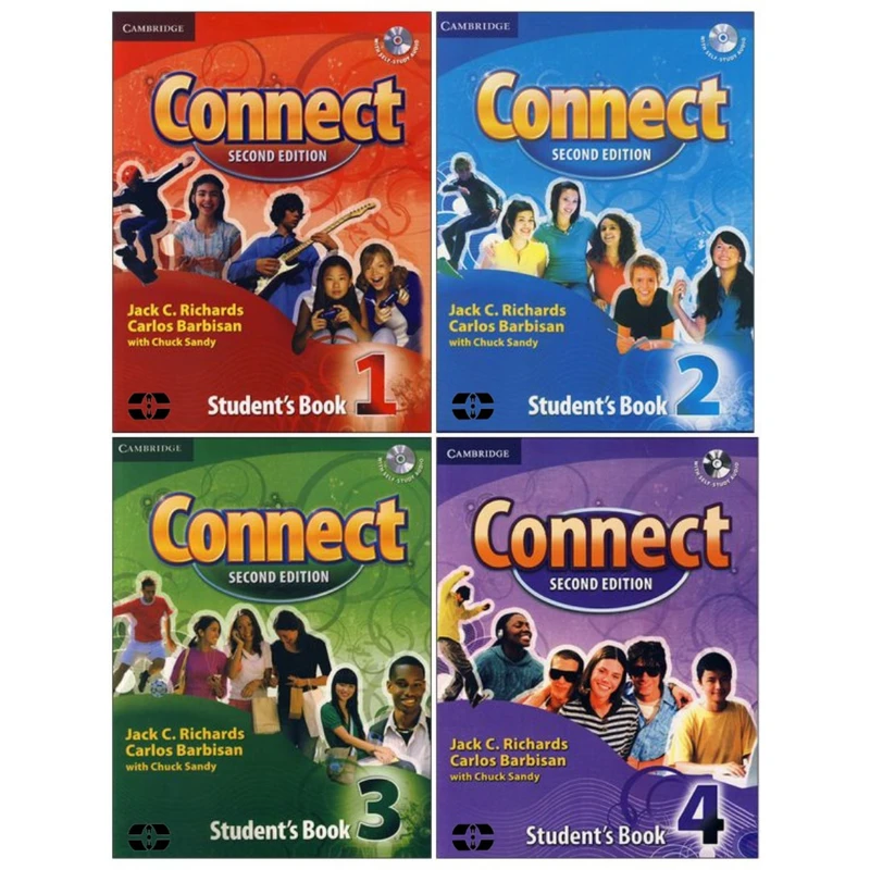 کتاب Connect 2nd اثر Jack C Richard انتشارات سپاهان 4جلدی