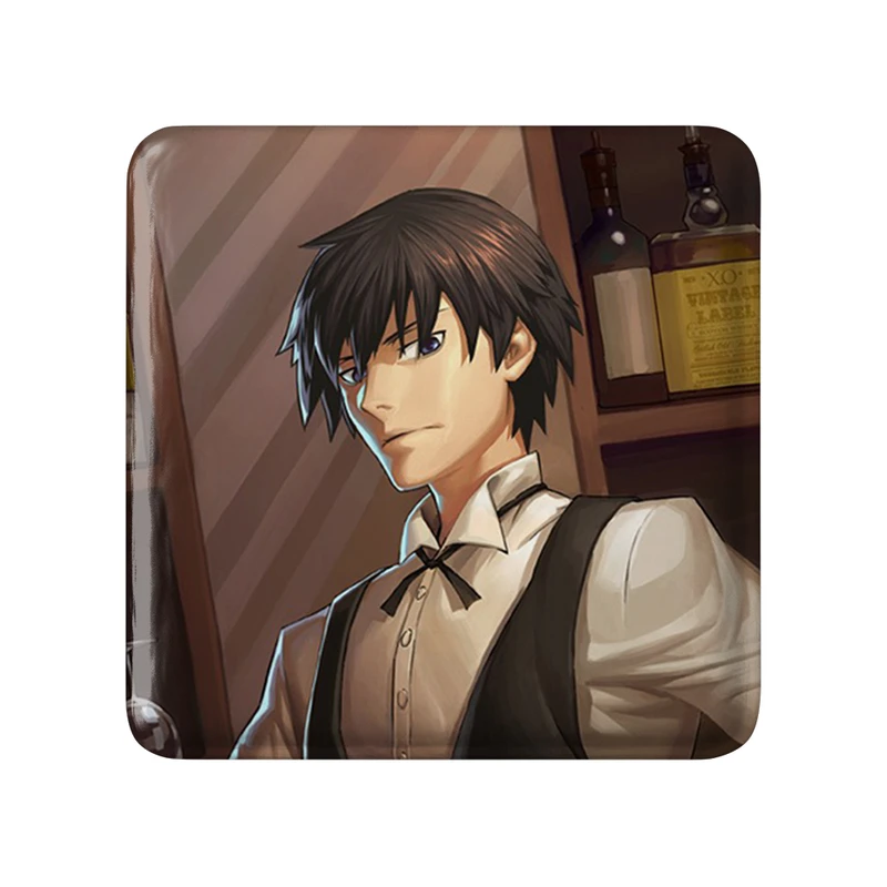 مگنت خندالو طرح هی انیمه تاریک تر از سیاهی Darker Than Black  مدل مربعی کد 22586