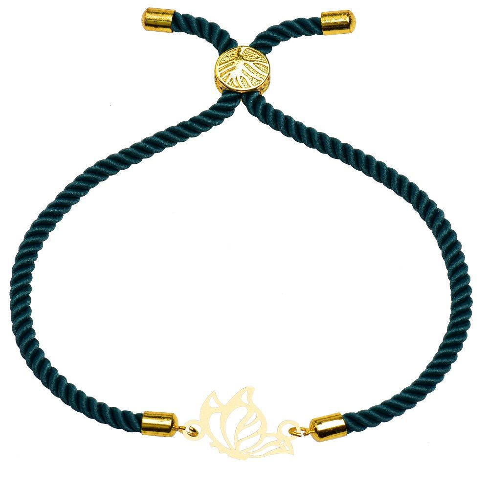 دستبند طلا 18 عیار زنانه کرابو طرح پروانه مدل kr10064 -  - 1
