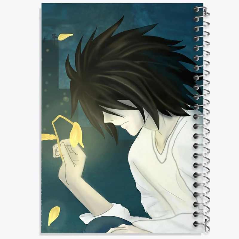 دفتر نت موسیقی 50 برگ خندالو مدل ال لاولیت انیمه دفترچه مرگ Death Note کد 11322