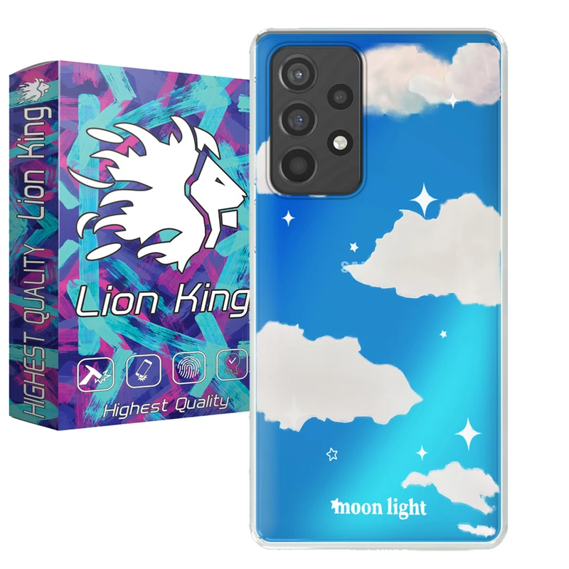  کاور لاین کینگ مدل هولوگرامی Cloud مناسب برای گوشی موبایل سامسونگ Galaxy A53