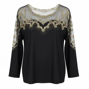 بلوز آستین بلند یقه دلبری زنانه مدل مجلسی 2027