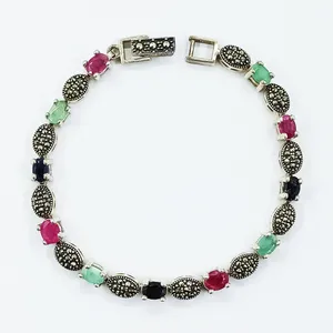 دستبند نقره زنانه سلین کالا مدل زمرد ce-As22