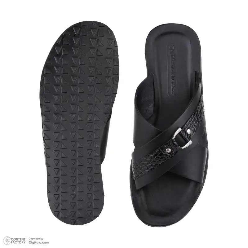 صندل مردانه چرم مشهد مدل J6170-001