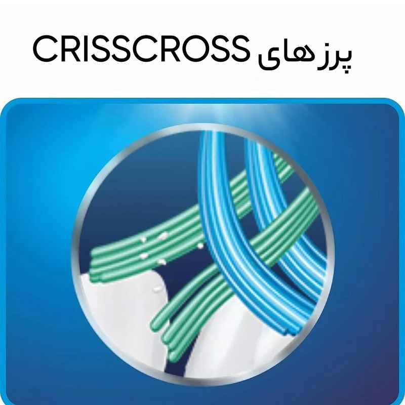سری یدک مسواک برقی اورال-بی مدل CrossAction مجموعه 2 عددی