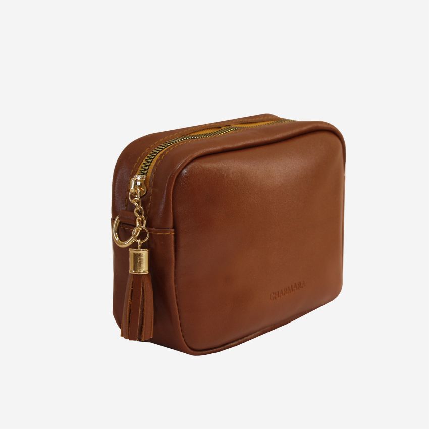 کیف دوشی زنانه چرم آرا مدل d058 -  - 49