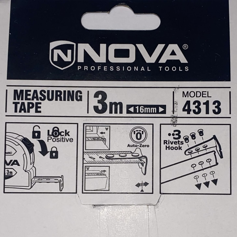 متر ۳ متری نووا مدل ۴۳۱۳