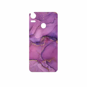 MAHOOT Purple Marble Cover Sticker for HTC Desire 10 Pro
