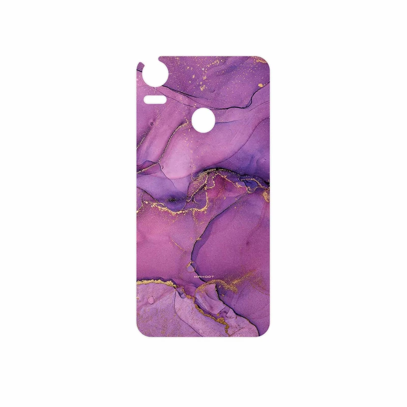 برچسب پوششی ماهوت مدل Purple Marble مناسب برای گوشی موبایل اچ تی سی Desire 10 Pro