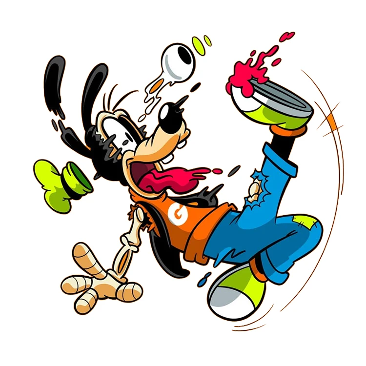 استیکر پارچه و لباس پاد آفرین مدل کارتونی کد S1969