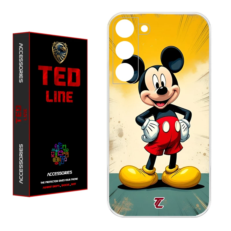 کاور تدلاین طرح میکی موس کد 1144 مناسب برای گوشی موبایل سامسونگ Galaxy S21 FE