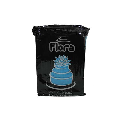 خمیر فوندانت آبی روشن فلورا - 1000 گرم