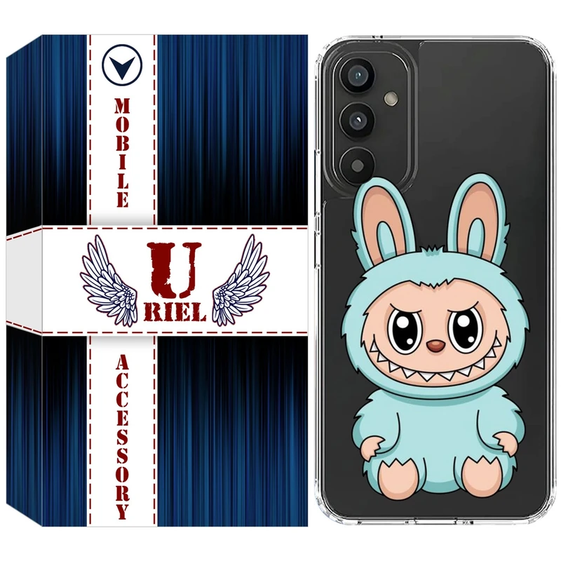 کاور یوریل قاب مدل Clear کد 144 طرح لبوبو مناسب برای گوشی موبایل سامسونگ Galaxy A25