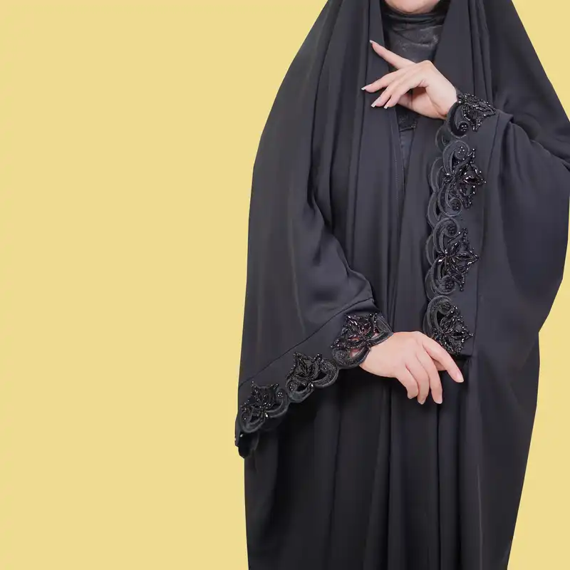 چادر عبایی مدل یاسمین تاجی