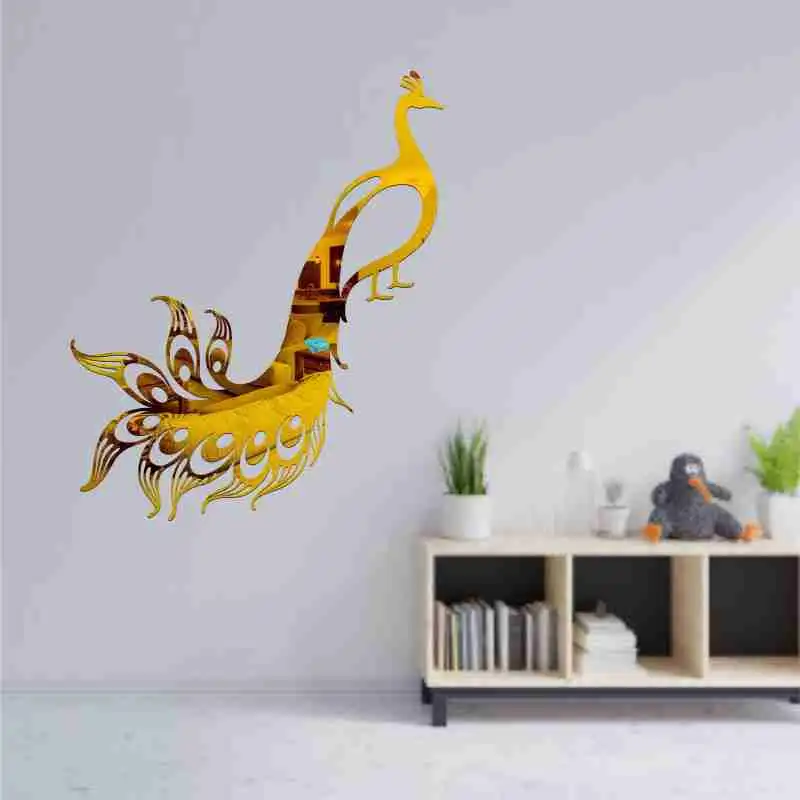 آینه پلکسی گلس آماتیس مدل طاووس بسته دو عددی