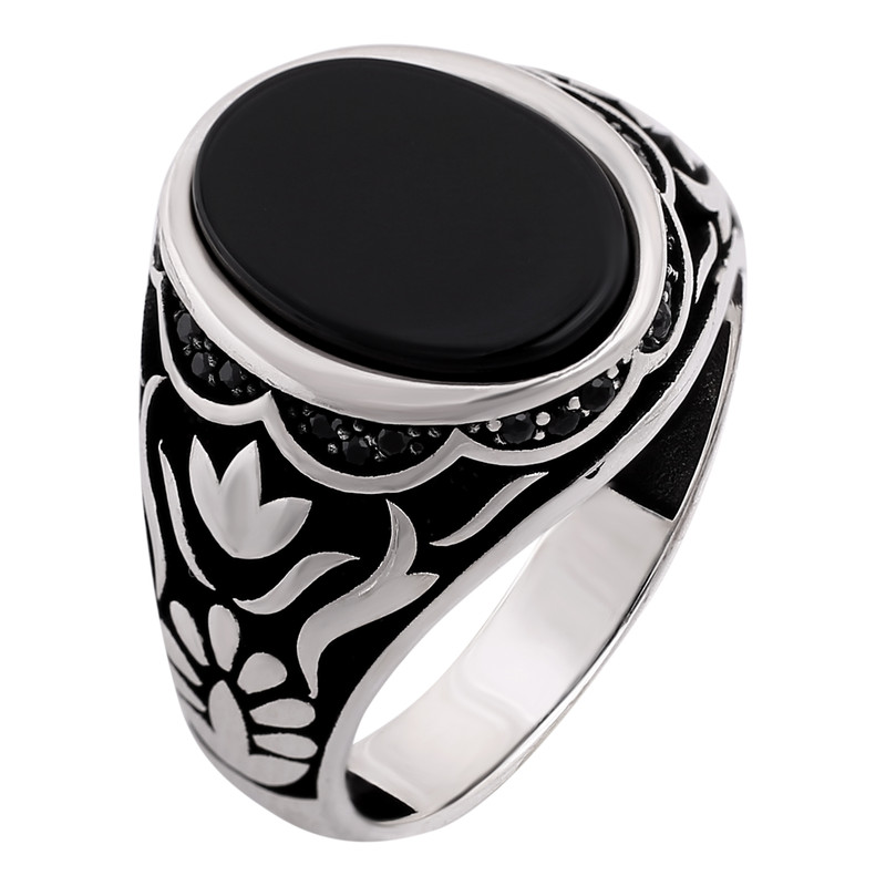 انگشتر نقره مردانه کد R3202